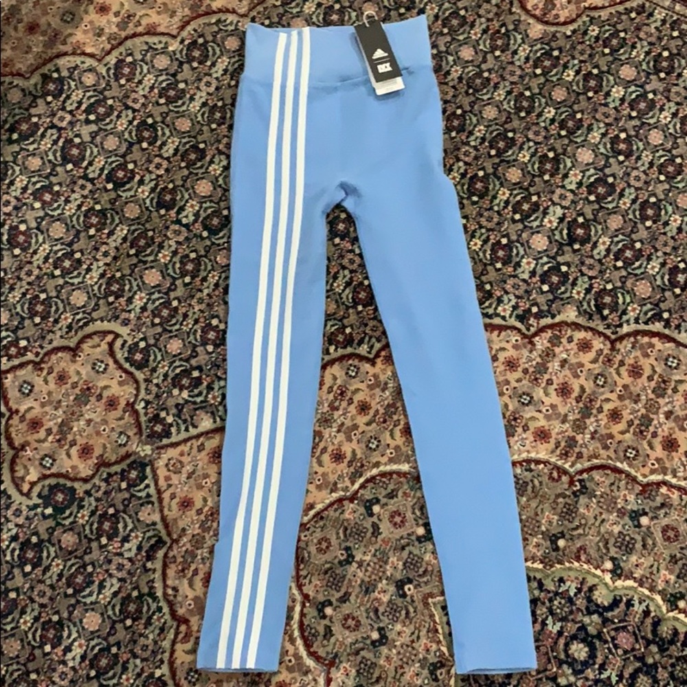 Ivy Park Icy Park Adidas Baby Blue Terry Leggings